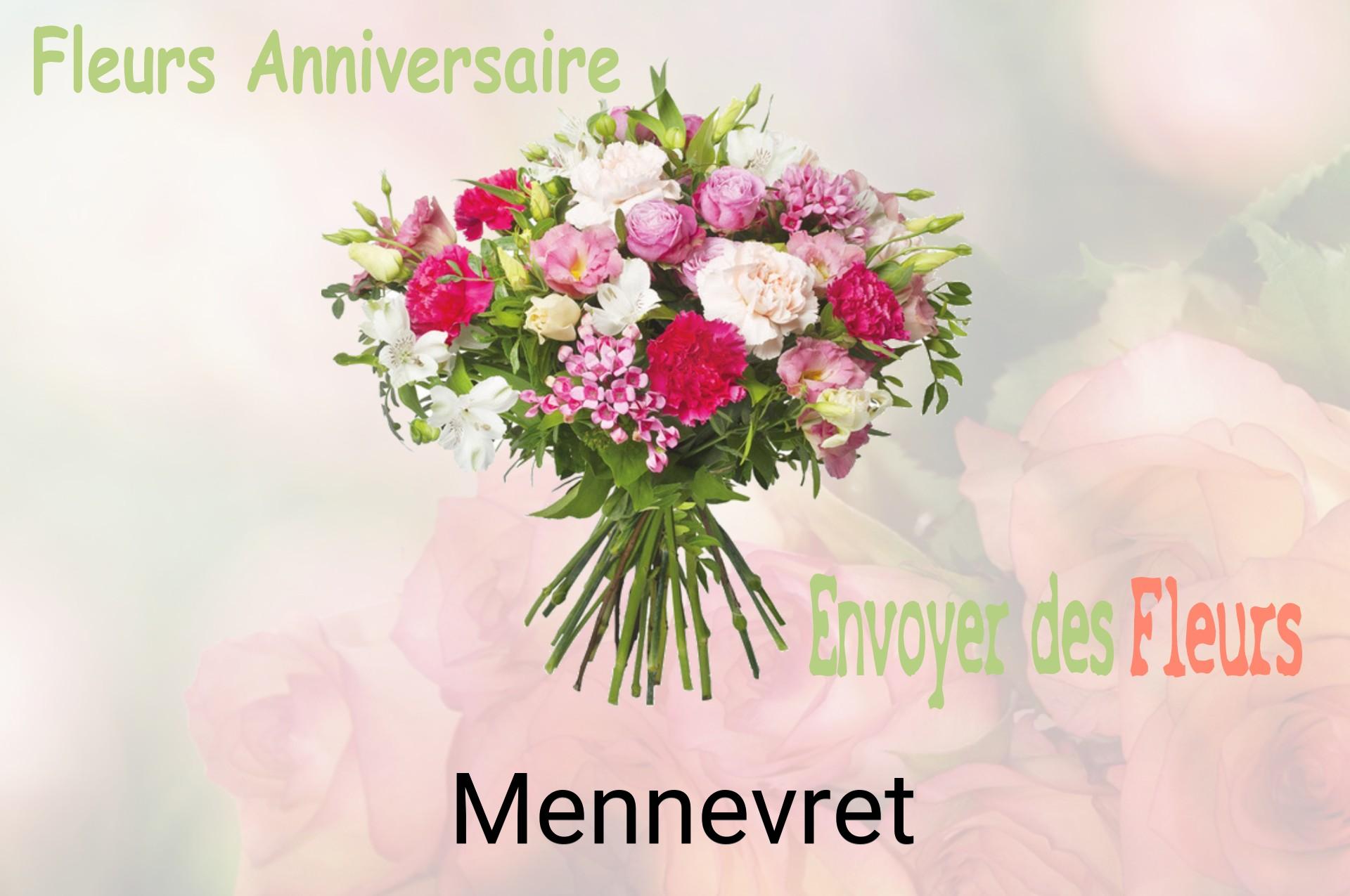 Bouquet de fleurs d’anniversaire livré à Mennevret